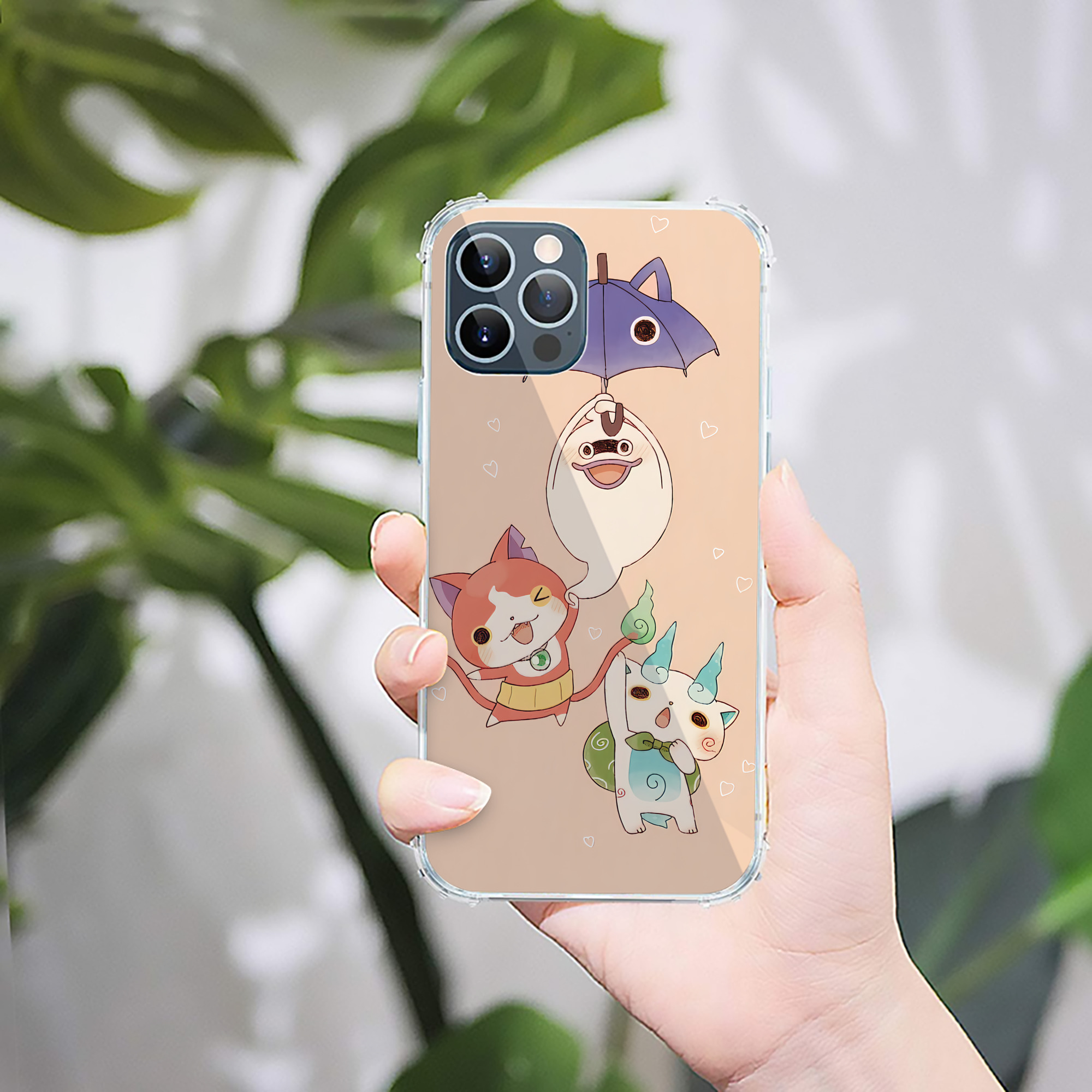 （画像用） 妖怪ウォッチ Yo-kai Watch 【iPhone 12シリーズ対応】透明スマホケース（クリアソフトケース）